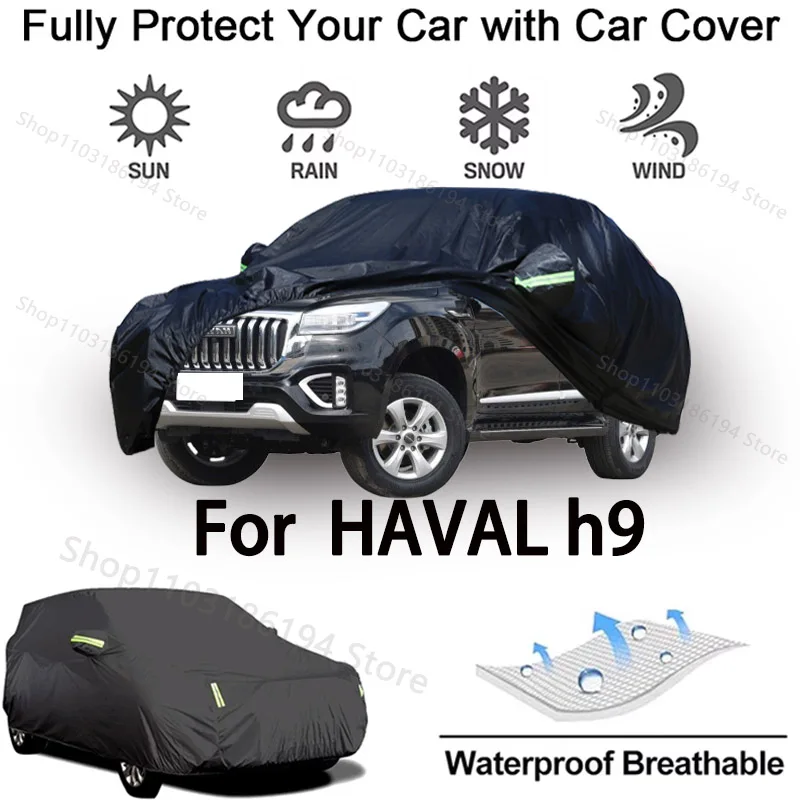 Full Car Cover For Haval H9 Outdoor Protective Snowproof, Sunshield, Waterproof and Dustproof Automobile Accessories
Full Car Cover For Haval H9 Outdoor Protective Snowproof, Sunshield, Waterproof and Dustproof Automobile Accessories