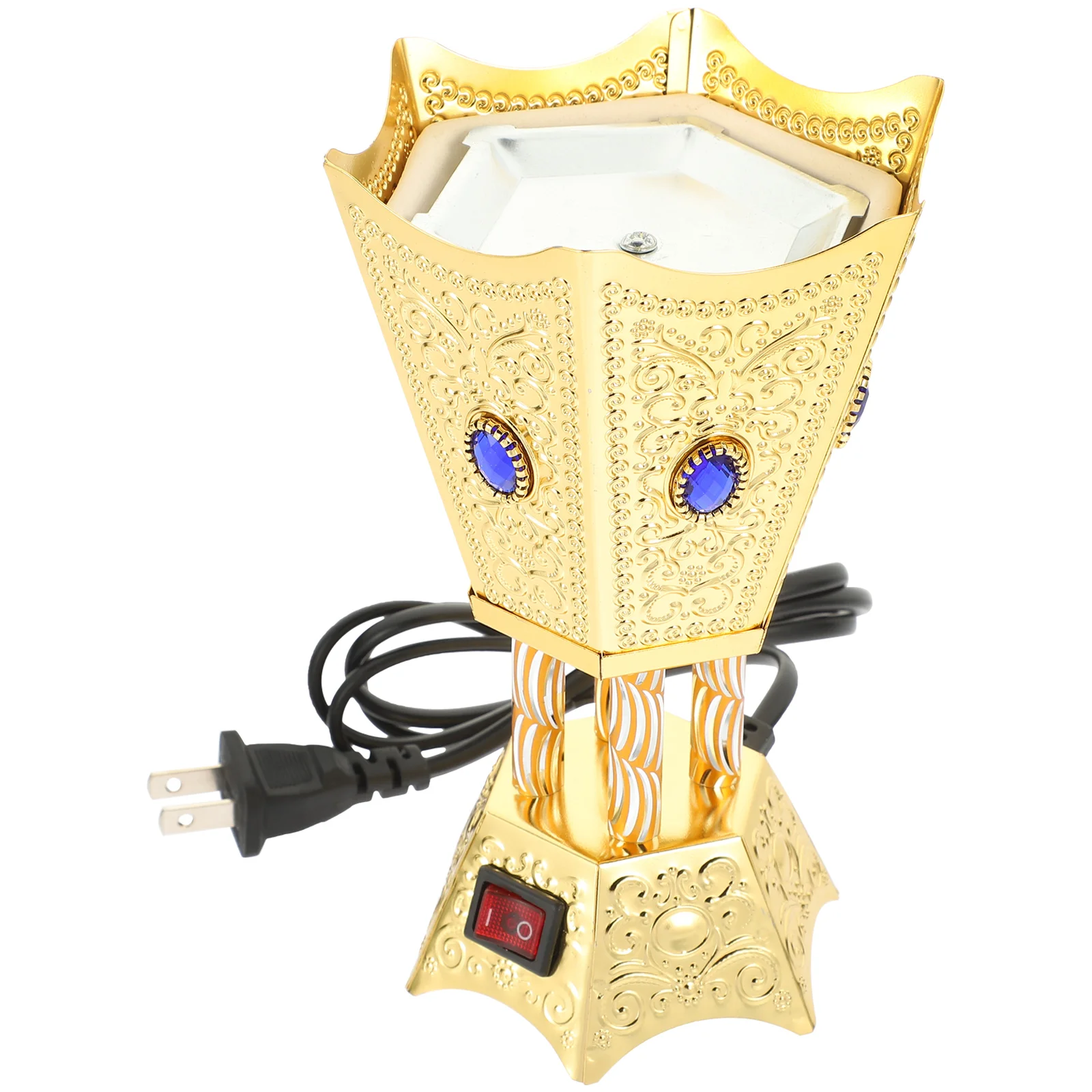 Electric Incense Retro Censer Holder Decorative Household Timer Metal Incense Burner Reusable
Electric Incense Retro Censer Holder Decorative Household Timer Metal Incense Burner Reusable