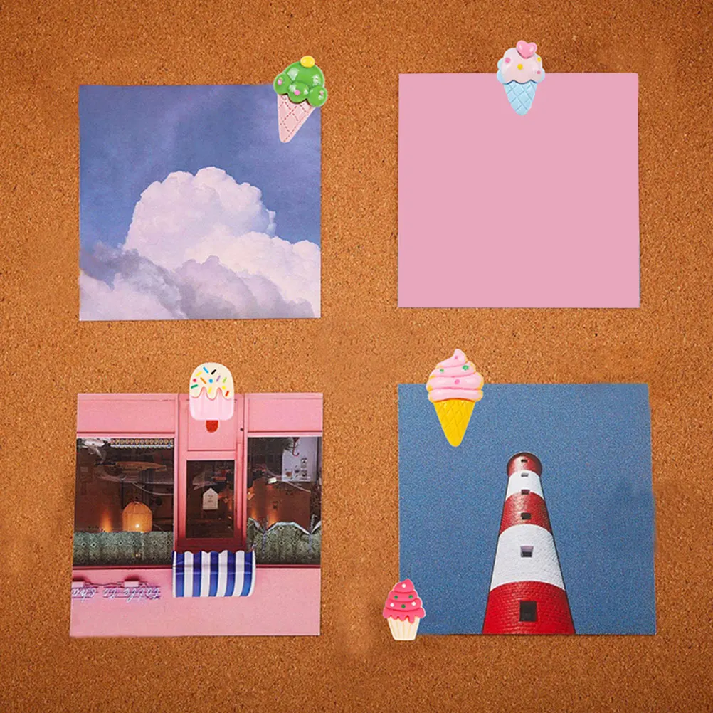 30 Pcs Ice Cream Shaped Thumbtack Aesthetic Push Pins Poster Map Travel Round Thumbtacks Pushpins for Cork Board
30 Pcs Ice Cream Shaped Thumbtack Aesthetic Push Pins Poster Map Travel Round Thumbtacks Pushpins for Cork Board