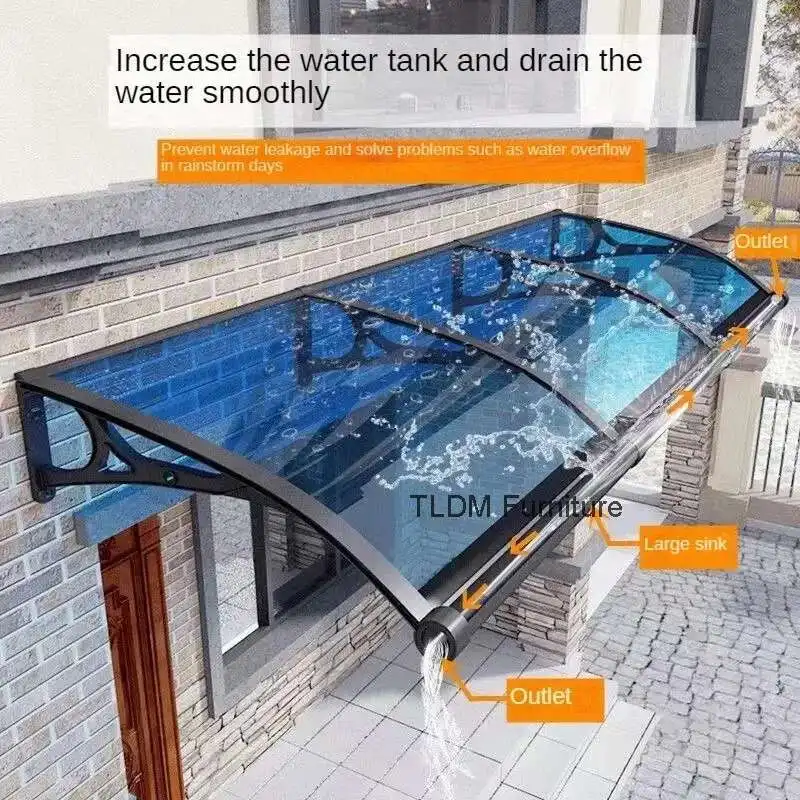 Outdoor Waterproof Awning for Courtyard Modern Thickened Metal Rain Cover Awnings Creative Minimalist Terrace Awning for Home
Outdoor Waterproof Awning for Courtyard Modern Thickened Metal Rain Cover Awnings Creative Minimalist Terrace Awning for Home