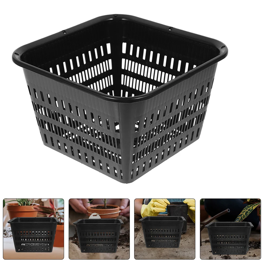 6 Pcs Garden Slotted Mesh Cup Planting Basket Hydroponic Flower Pot Vase Grow Baskets Rectangular
6 Pcs Garden Slotted Mesh Cup Planting Basket Hydroponic Flower Pot Vase Grow Baskets Rectangular