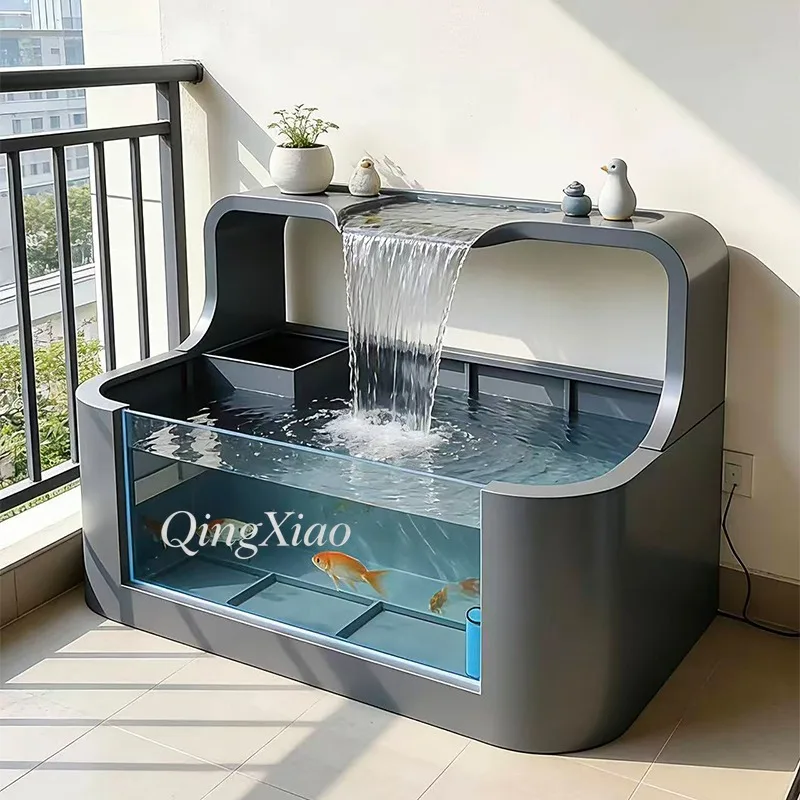 Waterfall Metal Fish Pond Stainless Steel Flowing Water Fountain Ornament Patio Balcony Outdoor Landscape Water Feature Tank
Waterfall Metal Fish Pond Stainless Steel Flowing Water Fountain Ornament Patio Balcony Outdoor Landscape Water Feature Tank