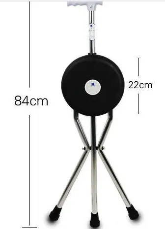 Aluminum alloy tripods cane cane stool The old man portable folding a crutch to help line device
Aluminum alloy tripods cane cane stool The old man portable folding a crutch to help line device