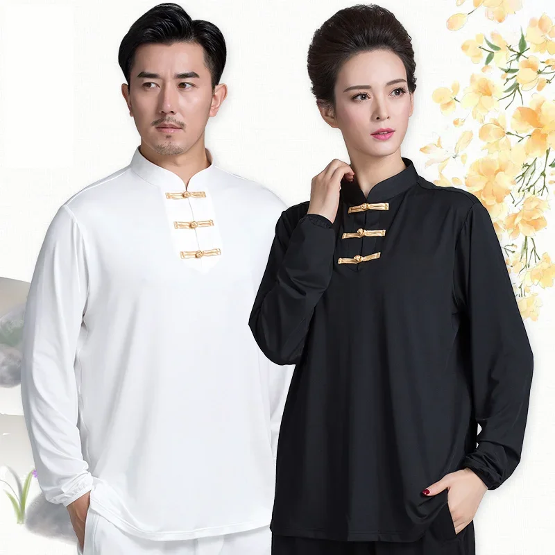 Martial Art T-shirt Tai Chi Clothes Kung Fu Set Wushu Clothing For Woman Wudang Coat Man Training Clothes Long Short Sleeves
Martial Art T-shirt Tai Chi Clothes Kung Fu Set Wushu Clothing For Woman Wudang Coat Man Training Clothes Long Short Sleeves
