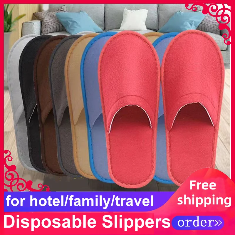 Free Shipping Tease Mixed Color 5MM Sole Thickness Antiskid Colorful Disposable Slippers Hotel Supplies Family
Free Shipping Tease Mixed Color 5MM Sole Thickness Antiskid Colorful Disposable Slippers Hotel Supplies Family