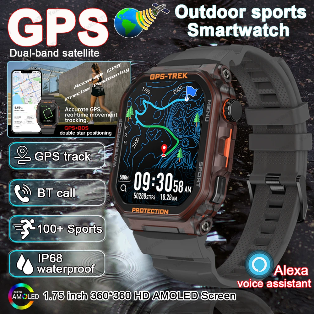 2025 New Men Outdoor Sports Smartwatch GPS Fitness Tracker Voice Assistant Heart Rate BT Call Exercise Smart Watch For XIAOMI
2025 New Men Outdoor Sports Smartwatch GPS Fitness Tracker Voice Assistant Heart Rate BT Call Exercise Smart Watch For XIAOMI