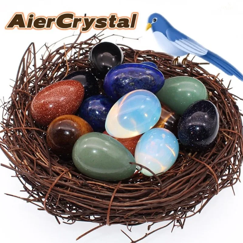 Natural Crystal Hand-carved Artifact Crystal Egg Nine Colors High-quality Furniture Office Bedroom Display Crystal Decoration 
Natural Crystal Hand-carved Artifact Crystal Egg Nine Colors High-quality Furniture Office Bedroom Display Crystal Decoration