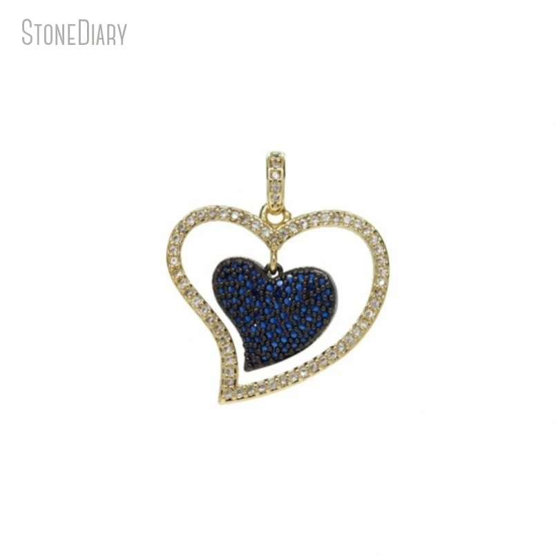 5Pcs Wholesale Dark Blue Gold Color Invisible Setting Cubic Zirconia Copper Gift For Her Jewelry Heart Point Pendant PM47879
5Pcs Wholesale Dark Blue Gold Color Invisible Setting Cubic Zirconia Copper Gift For Her Jewelry Heart Point Pendant PM47879