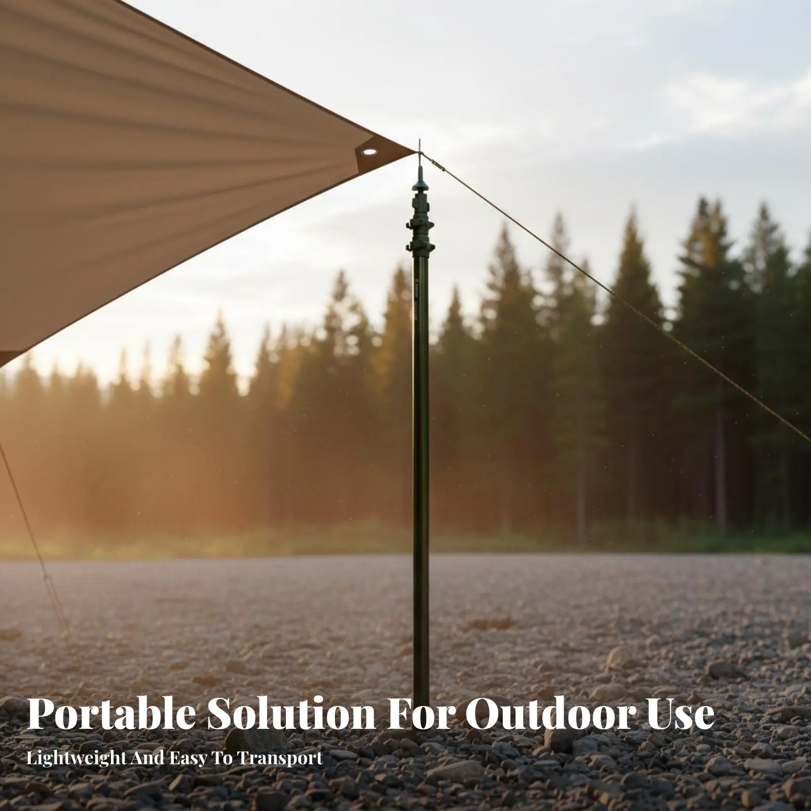 Adjustable Tarp Pole Portable Telescopic Shelter Pole Aluminum Tent Support Rod Easy to Install Camping Equipment Rust-Resistant
Adjustable Tarp Pole Portable Telescopic Shelter Pole Aluminum Tent Support Rod Easy to Install Camping Equipment Rust-Resistant