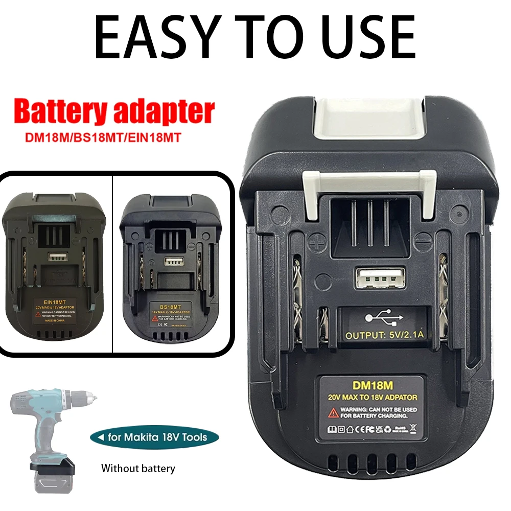 Electric Power Tool Adapter for Dewalt/Bosch/Einhell Battery Converter to for Makita 18V Power Tools
Electric Power Tool Adapter for Dewalt/Bosch/Einhell Battery Converter to for Makita 18V Power Tools