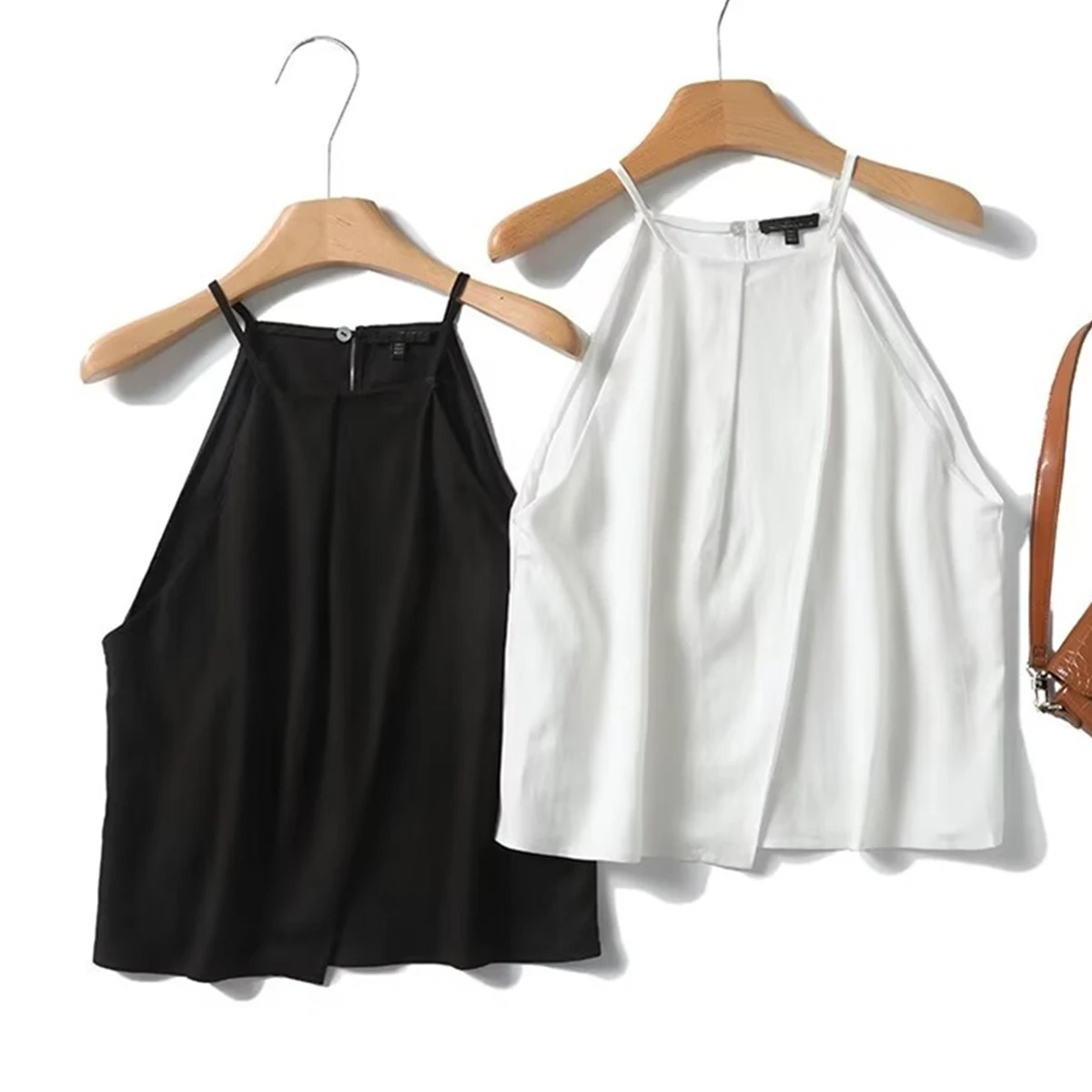 Jenny&Dave Summer Blouse Women Tops Suspender Shirt French Minimalist And Fashionable Women's Fashion Elegant Basic Shirt
Jenny&Dave Summer Blouse Women Tops Suspender Shirt French Minimalist And Fashionable Women's Fashion Elegant Basic Shirt