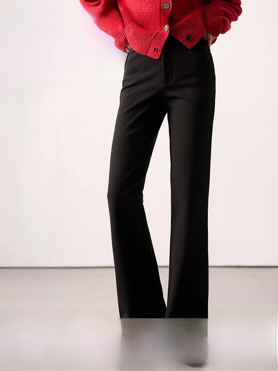 Slimming High Waist Wide Leg Pants Black Casual Trousers Draping Zero Pressure Flared Pants Spring 2026 Ladies Fashion
Slimming High Waist Wide Leg Pants Black Casual Trousers Draping Zero Pressure Flared Pants Spring 2026 Ladies Fashion