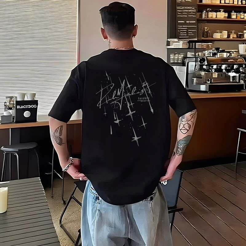 American Trend Short-sleeved T-shirt Round-neck Pure Cotton Top 2026 Summer New Style Fashion Men Women Same Base Layer T-shirt
American Trend Short-sleeved T-shirt Round-neck Pure Cotton Top 2026 Summer New Style Fashion Men Women Same Base Layer T-shirt