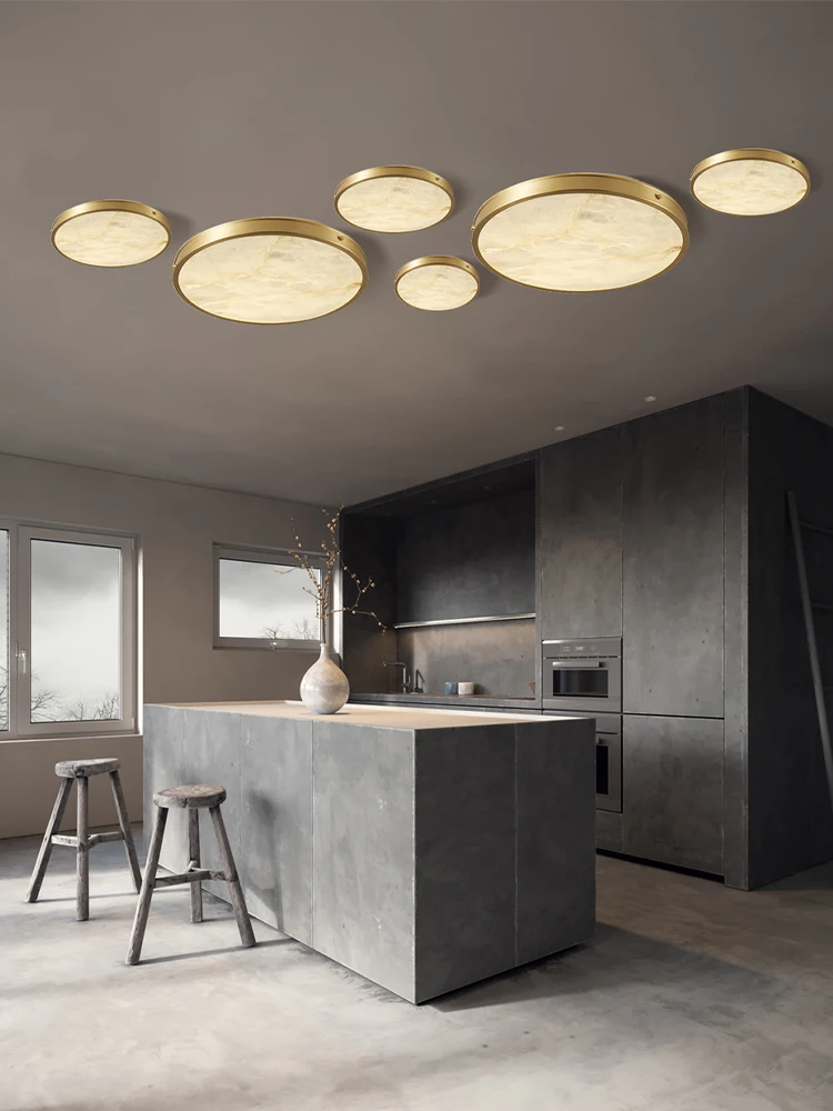 Modern Marble Round Flat Ceiling Lights for Apartment Home Entry Ceiling Surface-Mounted Brass Ceiling Lamp Living Room Lustre
Modern Marble Round Flat Ceiling Lights for Apartment Home Entry Ceiling Surface-Mounted Brass Ceiling Lamp Living Room Lustre
