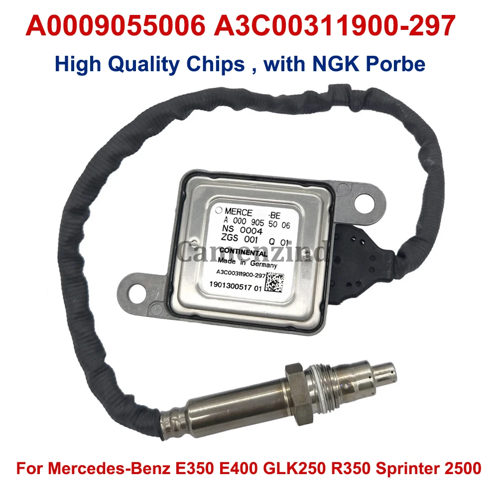 New A0009055006 0009055006 A3C00311900-297 Continental NOX Sensor 12V For Mercedes-Benz E350 E400 GLK250 R350 Sprinter 2500
New A0009055006 0009055006 A3C00311900-297 Continental NOX Sensor 12V For Mercedes-Benz E350 E400 GLK250 R350 Sprinter 2500