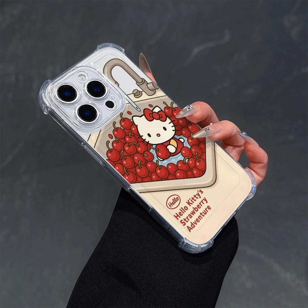 Прозрачный чехол для телефона Sanrio KT для IPhone 16, IPhone 16/15/14/13/12/11/x/xs/xs Max, чехлы для телефонов для девочек, аксессуары Hello Kitty в стиле аниме
Прозрачный чехол для телефона Sanrio KT для IPhone 16, IPhone 16/15/14/13/12/11/x/xs/xs Max, чехлы для телефонов для девочек, аксессуары Hello Kitty в стиле аниме