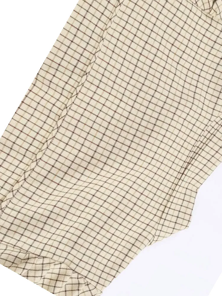 HH Woman Autumn New Elegant Long Sleeves Single-breasted Bow Decoration Shirt Female Slim Fit Loose Lapel Leisure Plaid Blouse
HH Woman Autumn New Elegant Long Sleeves Single-breasted Bow Decoration Shirt Female Slim Fit Loose Lapel Leisure Plaid Blouse