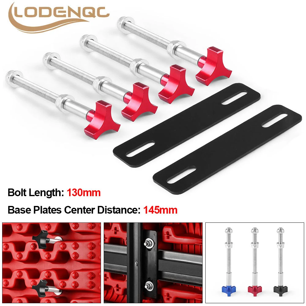 Aluminum Draw Plate Mounting Pin Kits Fit For All Recovery Tracks With 4.72"~6.69" (12~17cm) Hole Pitch Black Mounting Pins
Aluminum Draw Plate Mounting Pin Kits Fit For All Recovery Tracks With 4.72"~6.69" (12~17cm) Hole Pitch Black Mounting Pins