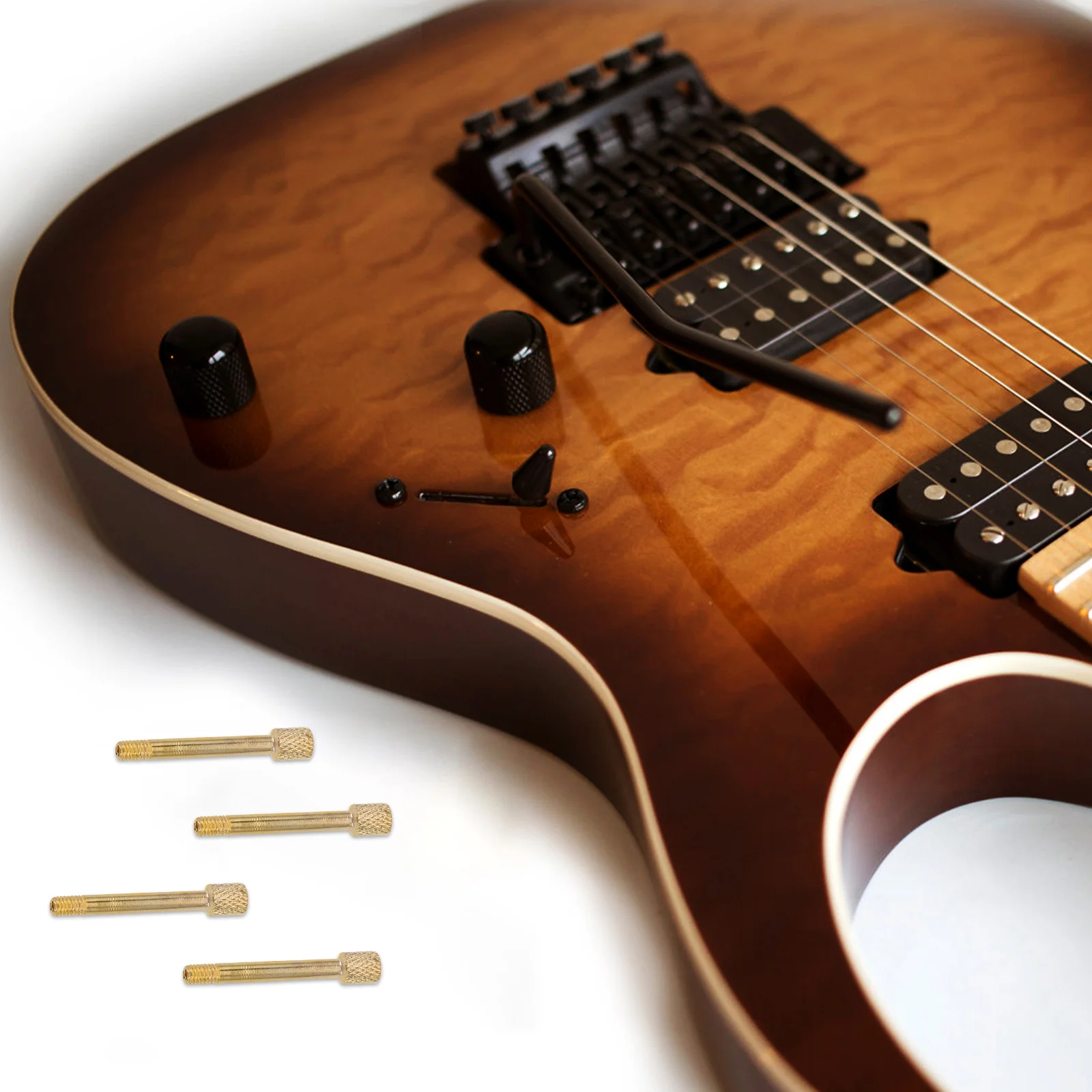 6Pcs Electric Guitar Copper Tremolo Bridge Screws Stable Tuning Modern Touch Wide Range Compatibility Saddle Bridge Screw
6Pcs Electric Guitar Copper Tremolo Bridge Screws Stable Tuning Modern Touch Wide Range Compatibility Saddle Bridge Screw