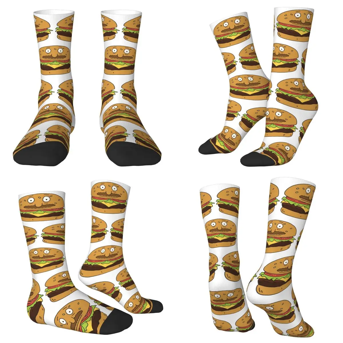 Bob As A Burger Socks Harajuku Sweat Absorbing Stockings All Season Long Socks Accessories for Man's Woman's Birthday Present
Bob As A Burger Socks Harajuku Sweat Absorbing Stockings All Season Long Socks Accessories for Man's Woman's Birthday Present