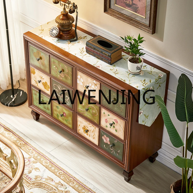 RWJ American Painted Chest of Six Drawers Vintage Storage Shopping Mall Decoration Chest of Drawers Side Cabinet
RWJ American Painted Chest of Six Drawers Vintage Storage Shopping Mall Decoration Chest of Drawers Side Cabinet