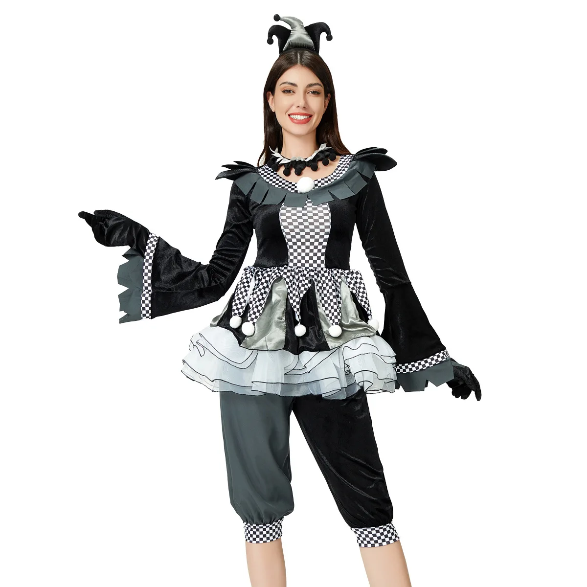 Adult Halloween Cosplay Costumes: Circus Clown Suit Magician Costume Witch Costume Ghost Costume
Adult Halloween Cosplay Costumes: Circus Clown Suit Magician Costume Witch Costume Ghost Costume