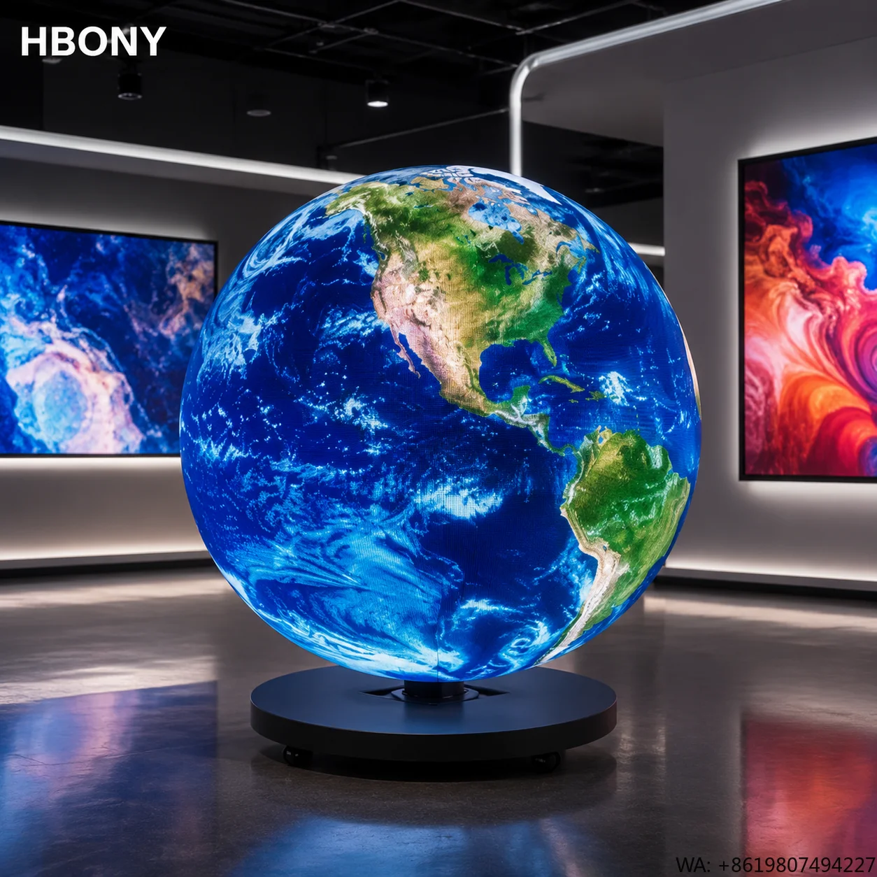 Seamless P2.5 Spherical LED Display 360 Degree Full View Ball LED Screen for High-end Mall Advertising Creative Video Wall
Seamless P2.5 Spherical LED Display 360 Degree Full View Ball LED Screen for High-end Mall Advertising Creative Video Wall