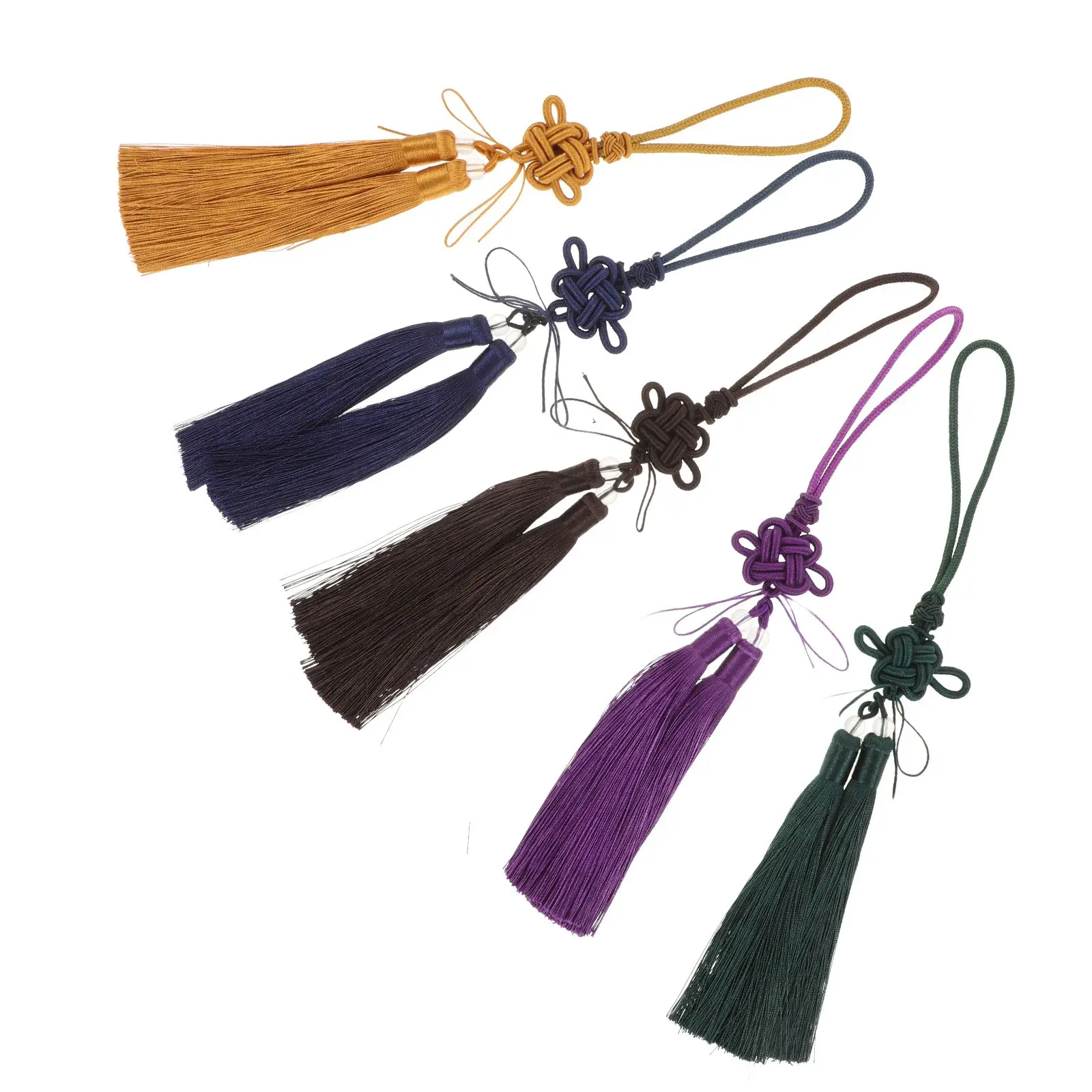 5 Pcs Tai Chi Sword Tassel Ear Hanging Ribbon Chinese Ornaments Manual Knot Style Polyester Crafts Pendant
5 Pcs Tai Chi Sword Tassel Ear Hanging Ribbon Chinese Ornaments Manual Knot Style Polyester Crafts Pendant