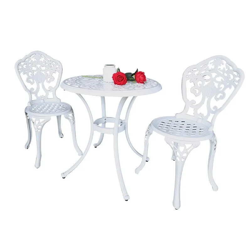 and chairs Outdoor courtyard Terrace garden European cast aluminum tables and chairs Waterproof and sun-resistant leisure
and chairs Outdoor courtyard Terrace garden European cast aluminum tables and chairs Waterproof and sun-resistant leisure