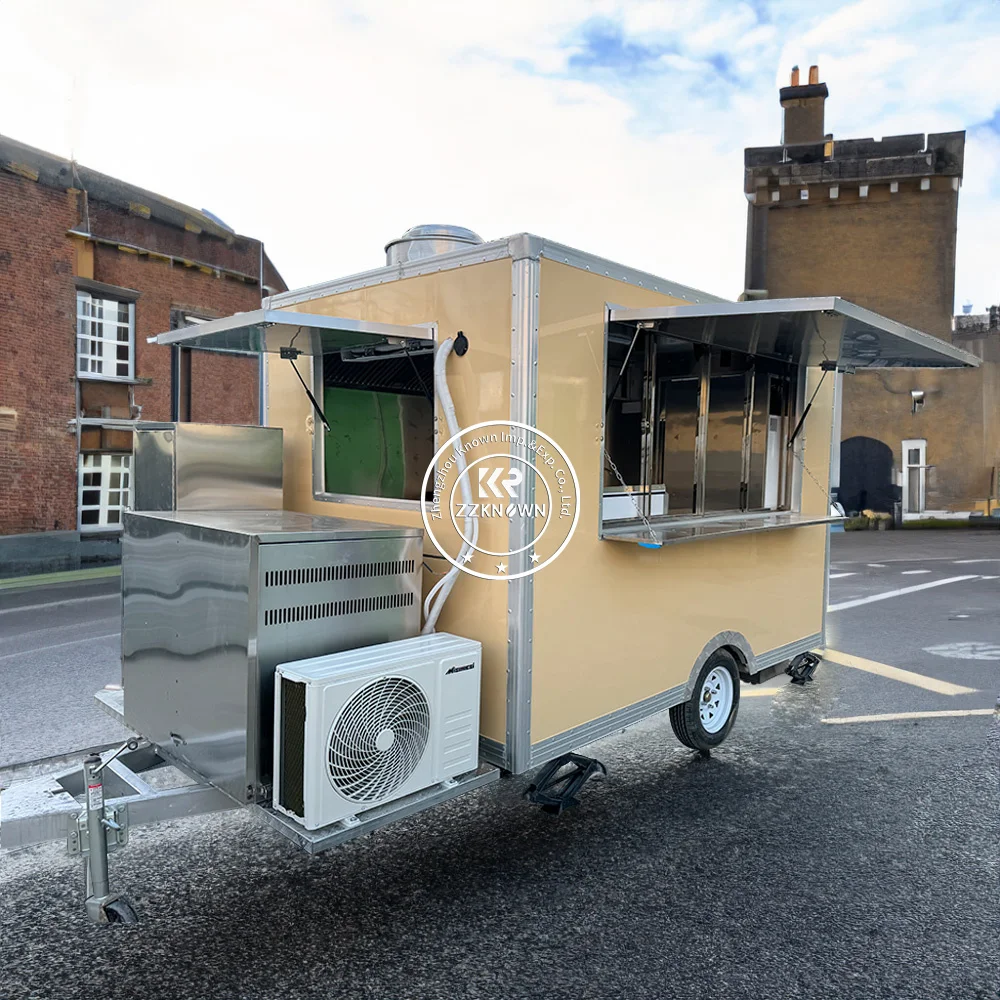 2024 Custom Fast Food Truck Pizza Cart Ice Cream Mobile Kiosk Coffee Trailer Full Equipments Concession Food Trailer
2024 Custom Fast Food Truck Pizza Cart Ice Cream Mobile Kiosk Coffee Trailer Full Equipments Concession Food Trailer