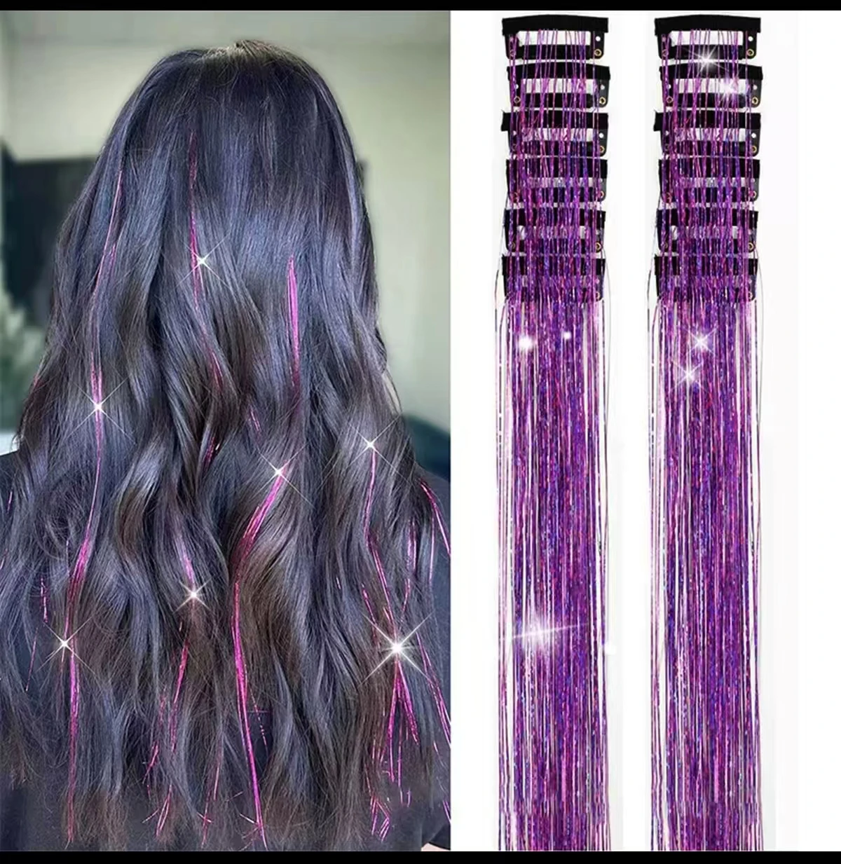  12 шт., синтетические сверкающие блестящие заколки для наращивания волос, красочные голографические мишуры для волос, блестящие сказочные заколки для волос для женщин @
12 шт., синтетические сверкающие блестящие заколки для наращивания волос, красочные голографические мишуры для волос, блестящие сказочные заколки для волос для женщин @