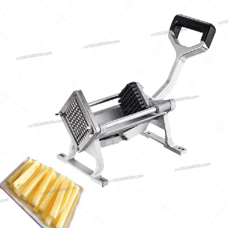 Commercial Manual French Fry Slicer, Fruit and Vegetable Slicer, Stainless Steel Horizontal Slicer
Commercial Manual French Fry Slicer, Fruit and Vegetable Slicer, Stainless Steel Horizontal Slicer
