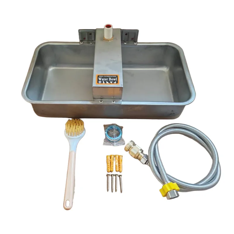 Square stainless steel dog and cat automatic water dispenser 304 thickened veterinary drinking bowl
Square stainless steel dog and cat automatic water dispenser 304 thickened veterinary drinking bowl