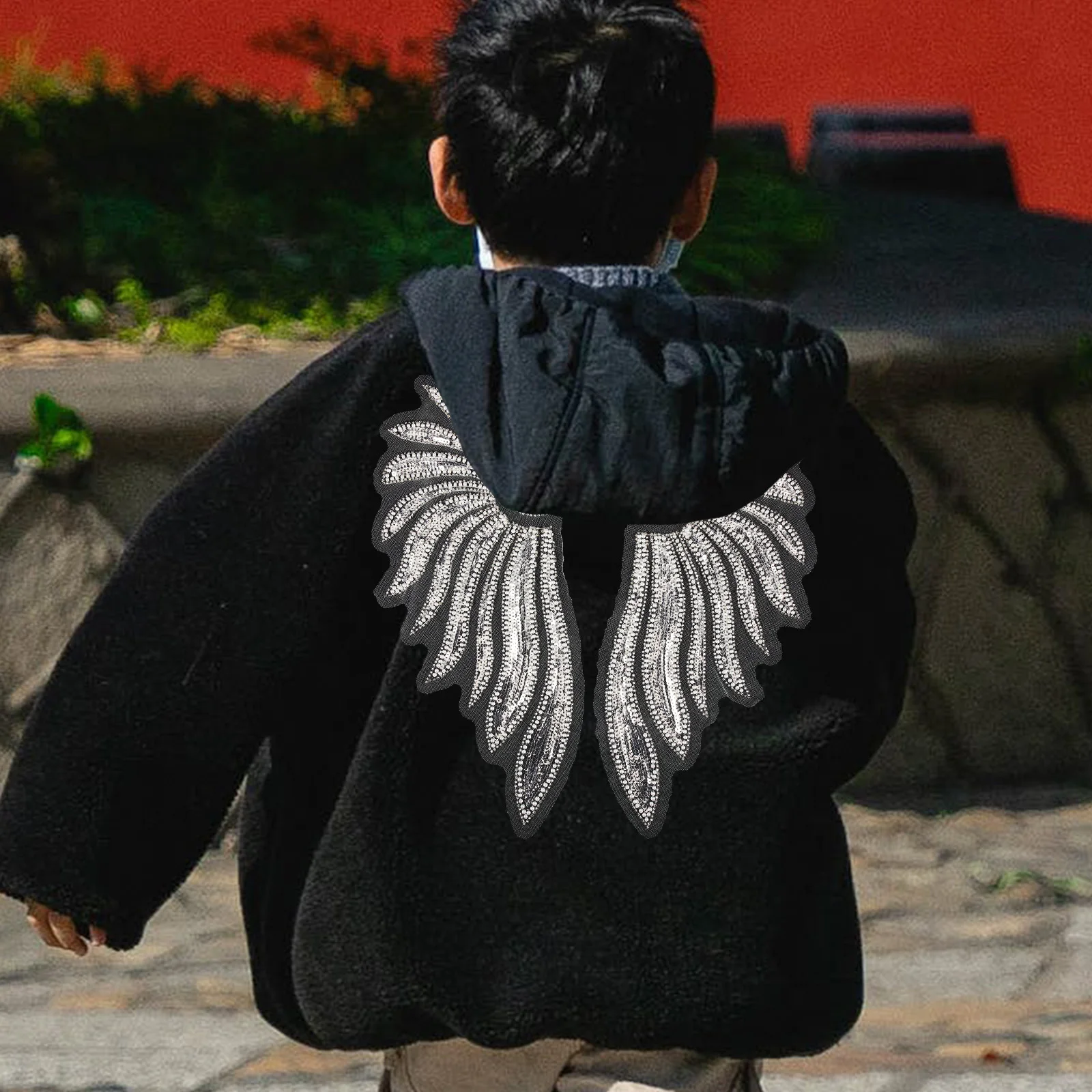 Embroidery Material Accessories Wing Patches Appliques for Clothes Embroidered Clothing Jackets
Embroidery Material Accessories Wing Patches Appliques for Clothes Embroidered Clothing Jackets
