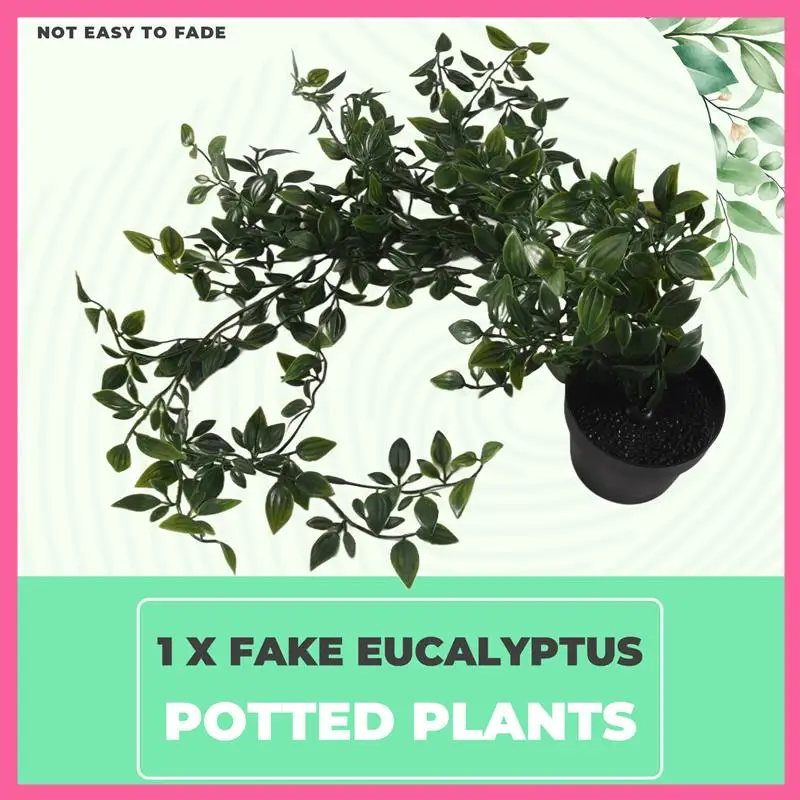 CMHI-1 Pack Artificial Hanging Plants Fake Potted Plants For Indoor Outdoor Shelf Wall Decor
CMHI-1 Pack Artificial Hanging Plants Fake Potted Plants For Indoor Outdoor Shelf Wall Decor