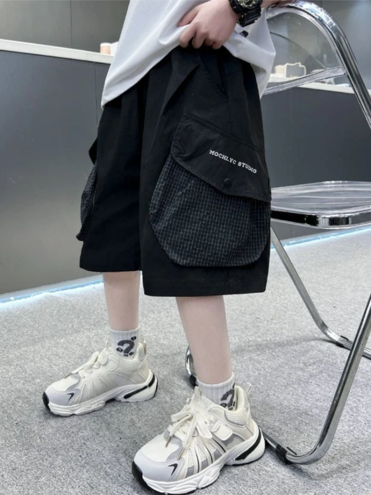 Boys Summer Lightweight Loose Fit Cargo Shorts Korean Style Casual Versatile Mid-Length Stylish
Boys Summer Lightweight Loose Fit Cargo Shorts Korean Style Casual Versatile Mid-Length Stylish