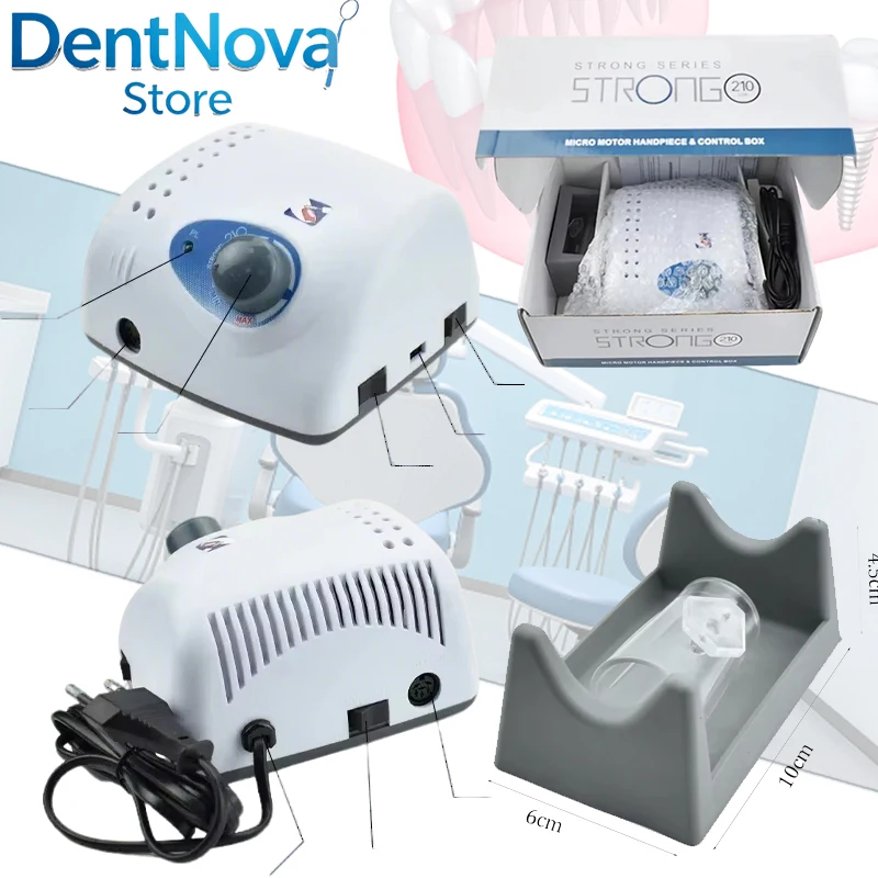 Dental Micro Motor 35000RPM Strong Torque Electric Drill 65W Lab Polishing System Includes Grinding Bits Clinic
Dental Micro Motor 35000RPM Strong Torque Electric Drill 65W Lab Polishing System Includes Grinding Bits Clinic