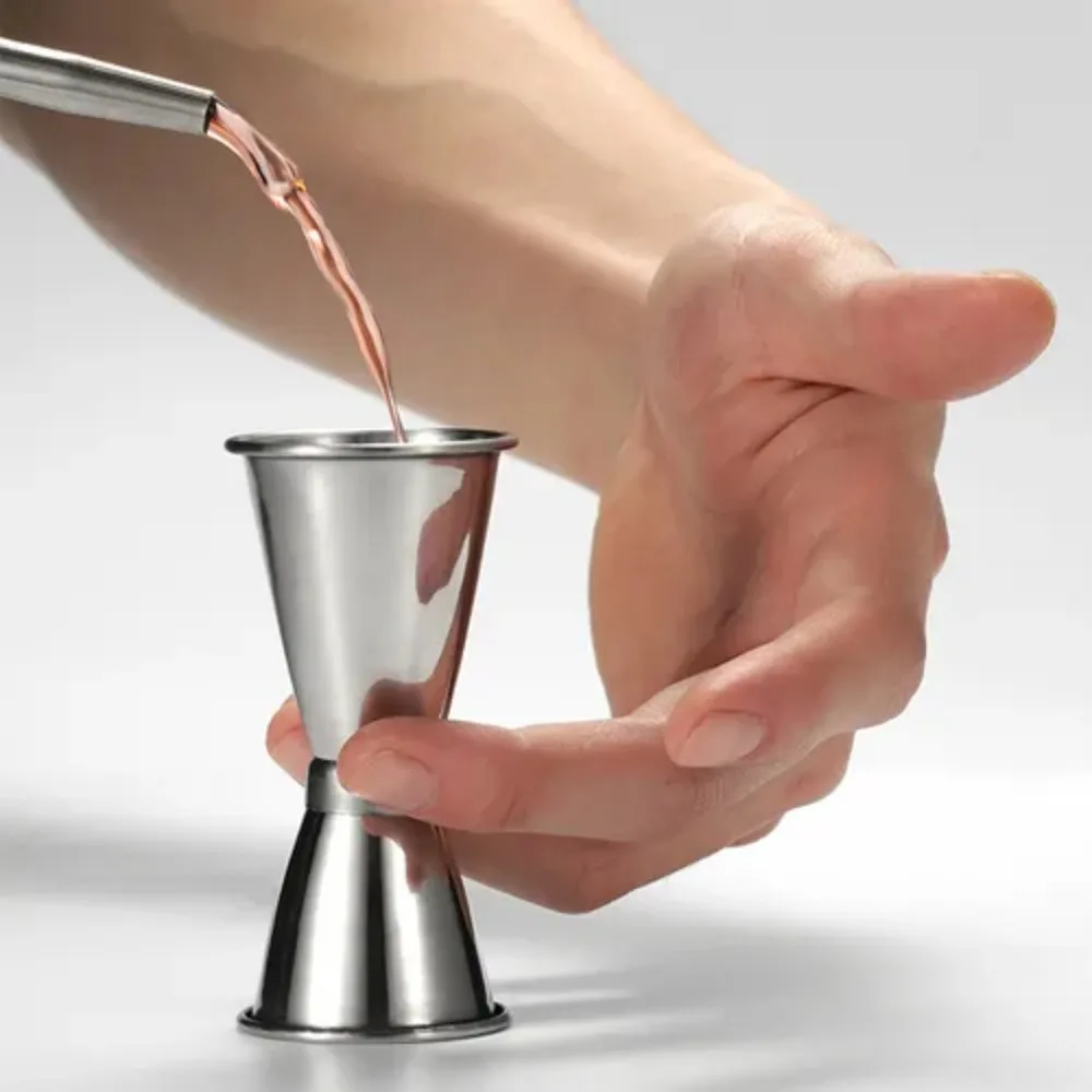 15/30 25/50 20/40ml Stainless Steel Measuring Cups Dual Shot Polished Cocktail Jigger Surface Smooth Rolled Cup Edge Ounce Cup
15/30 25/50 20/40ml Stainless Steel Measuring Cups Dual Shot Polished Cocktail Jigger Surface Smooth Rolled Cup Edge Ounce Cup