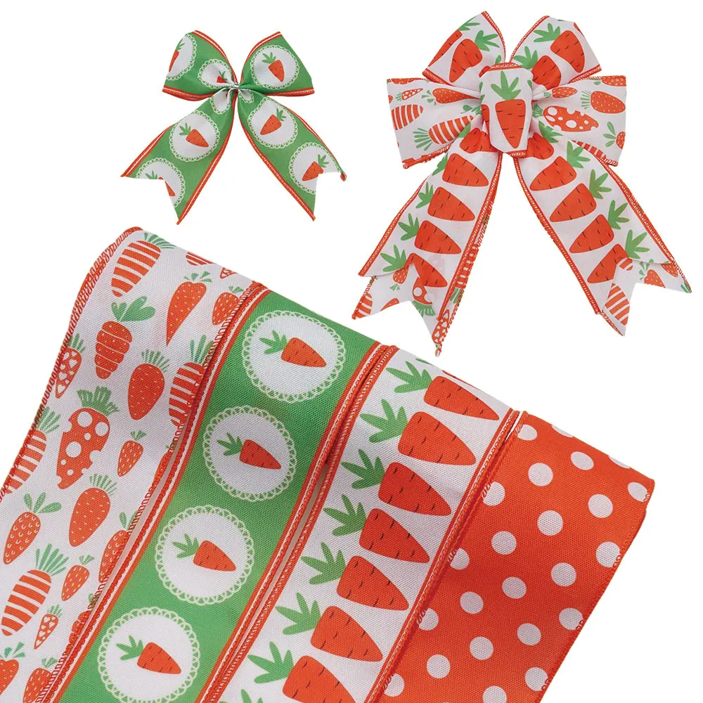 2 rolls Easter Wired Edge Ribbons Wide Dots Wired Ribbons for DIY Christmas Wreath Bows Crafts
2 rolls Easter Wired Edge Ribbons Wide Dots Wired Ribbons for DIY Christmas Wreath Bows Crafts