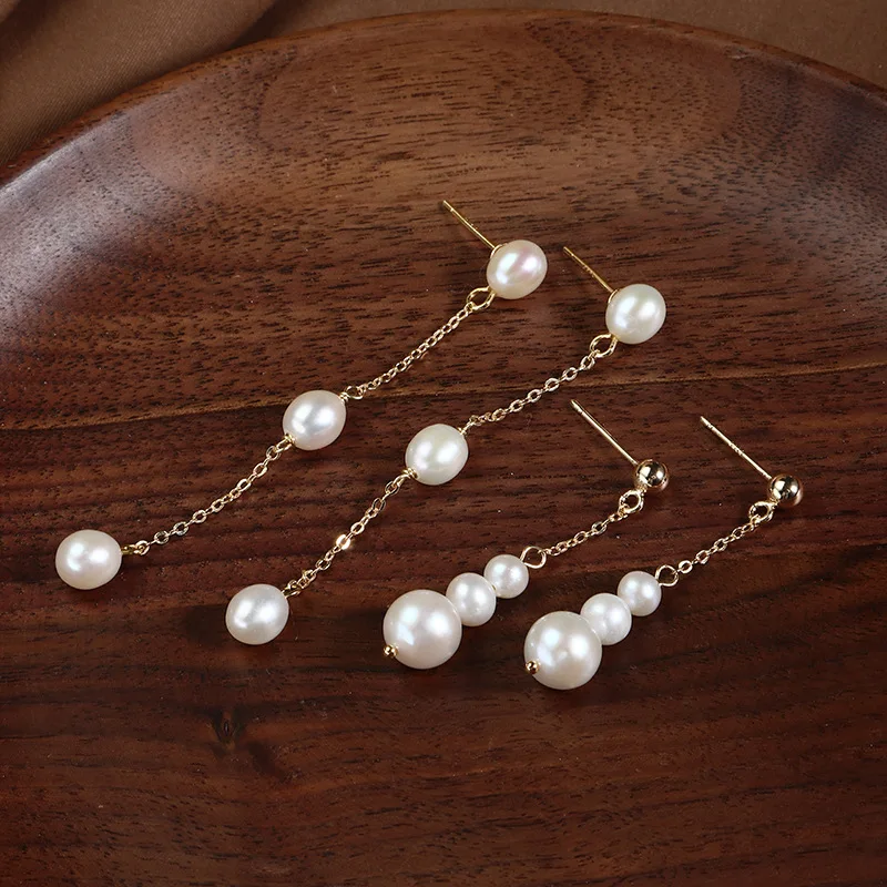 Hengsheng High Quality 5-6mm Rice Shape Freshwater Pearl Earrings for Women Handmake Tassel Drop Earrings Jewelry Gift 2026 New
Hengsheng High Quality 5-6mm Rice Shape Freshwater Pearl Earrings for Women Handmake Tassel Drop Earrings Jewelry Gift 2026 New