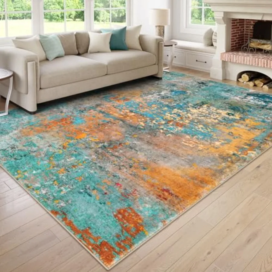 Modern Abstract 10x14 Area Rug for Living Room Bedroom Dining Room Multicolor Machine Made Low Pile Non Slip Washable
Modern Abstract 10x14 Area Rug for Living Room Bedroom Dining Room Multicolor Machine Made Low Pile Non Slip Washable