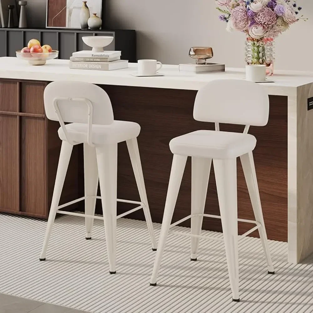 PU Leather Metal Bar Stools 26 inch Faux Leather Counter Height Barstools Set of 2 Modern Farmhouse Bar Chairs with High Backs and Faux Leather Seat for Kitchen Island Dining Room Off White Visit the Aklaus Store
PU Leather Metal Bar Stools 26 inch Faux Leather Counter Height Barstools Set of 2 Modern Farmhouse Bar Chairs with High Backs and Faux Leather Seat for Kitchen Island Dining Room Off White Visit the Aklaus Store