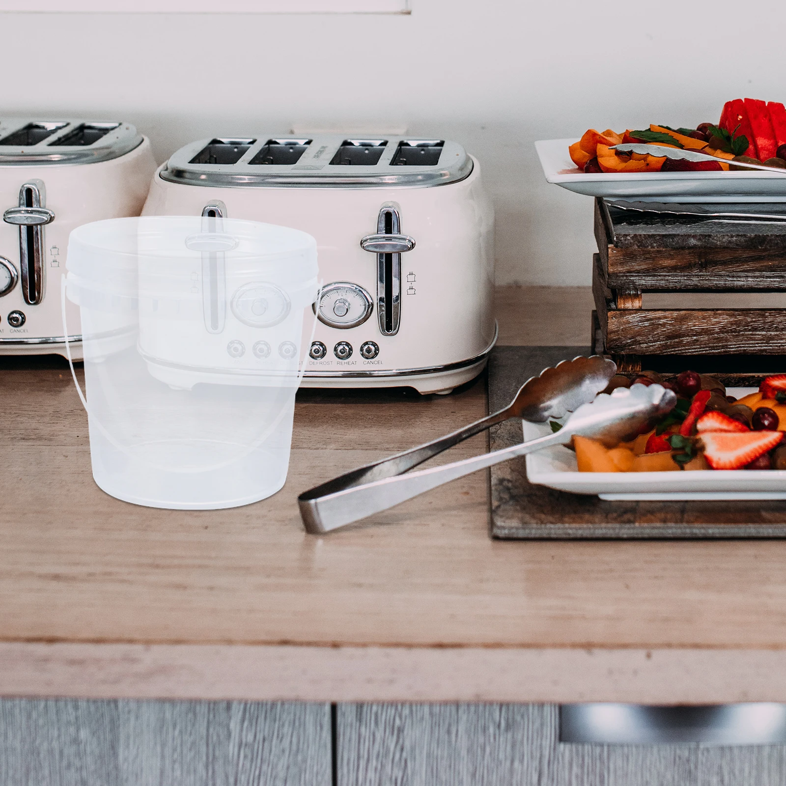 5pcs Food Grade Ice Cream Bucket 1L Clear Containers with Lids Reusable Storage Tub Takeout Seafood Packing Container
5pcs Food Grade Ice Cream Bucket 1L Clear Containers with Lids Reusable Storage Tub Takeout Seafood Packing Container
