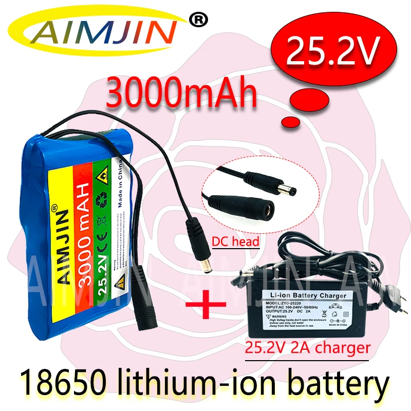 24V 3Ah 6s1p 18650 rechargeable lithium battery pack, suitable for 25.2v battery with bms+charger
24V 3Ah 6s1p 18650 rechargeable lithium battery pack, suitable for 25.2v battery with bms+charger