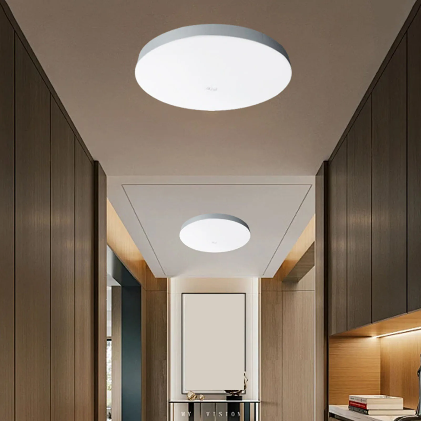 Потолочный светильник Slim Energy Saving 36W 6500K круглый с датчиком движения для прихожей, коридора, лестницы, гаража
Потолочный светильник Slim Energy Saving 36W 6500K круглый с датчиком движения для прихожей, коридора, лестницы, гаража