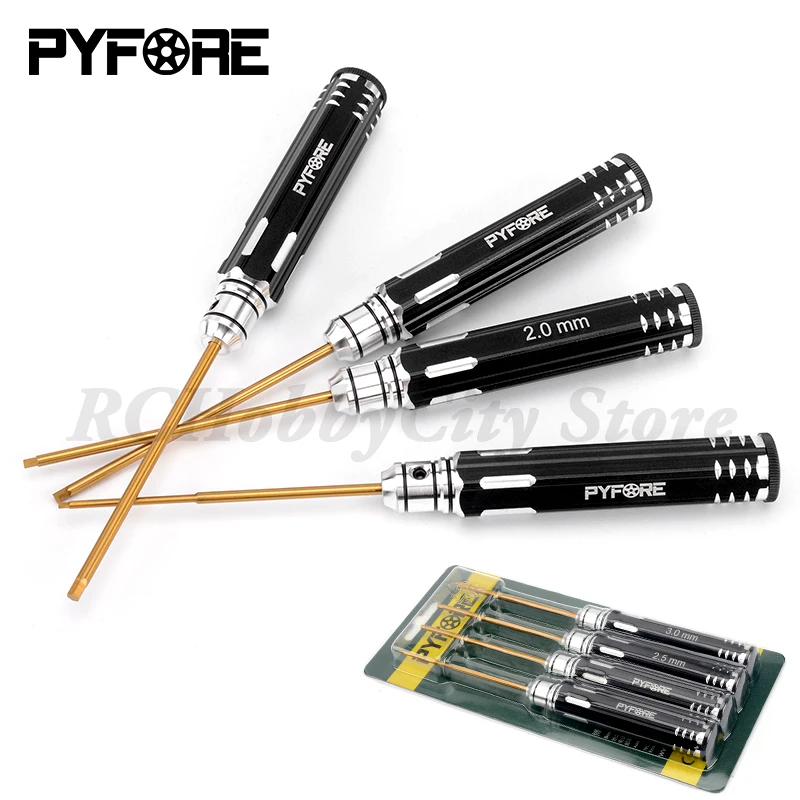 PYFORE 4 шт. 1,5/2,0/2,5/3,0 мм набор шестигранных отверток титановая шестигранная отвертка набор инструментов для многоосного дрона FPV
PYFORE 4 шт. 1,5/2,0/2,5/3,0 мм набор шестигранных отверток титановая шестигранная отвертка набор инструментов для многоосного дрона FPV