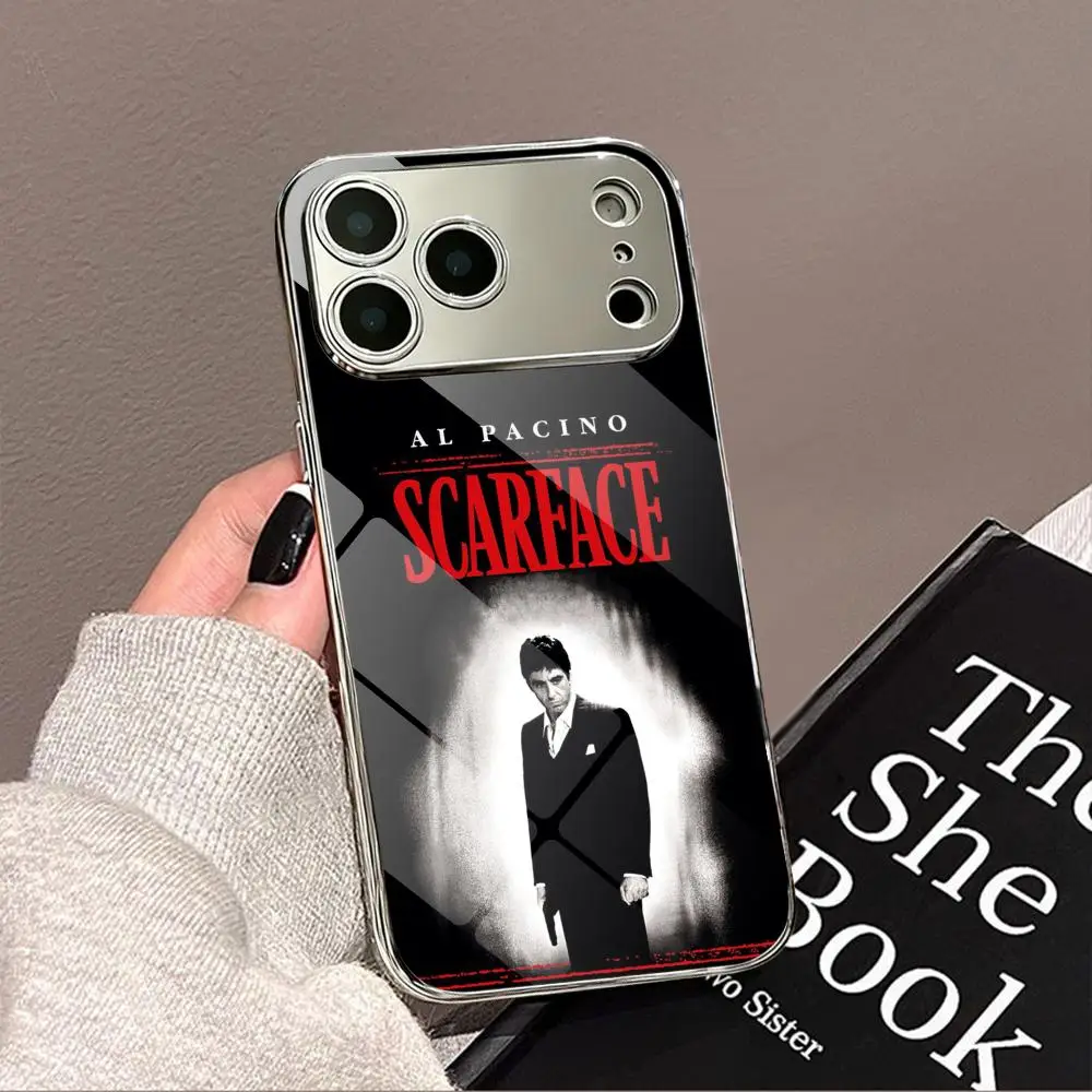 S-Scarface 1983 Film Phone Case Electroplated Metal Bumper Case for iPhone 17 16 15 14 13 12 Pro Max Plus Shockproof Case
S-Scarface 1983 Film Phone Case Electroplated Metal Bumper Case for iPhone 17 16 15 14 13 12 Pro Max Plus Shockproof Case