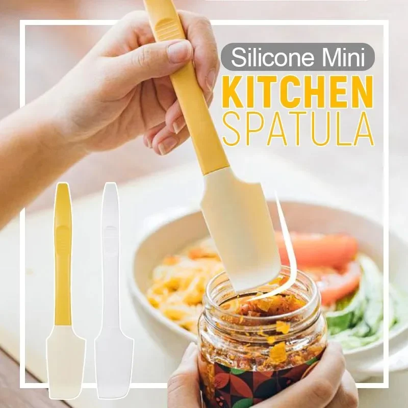 Silicone Mini Kitchen Spatula Cream Butter Cake Spatula Mixing Batter Scraper Brush Butter Mixer fits all kinds of jars and cans
Silicone Mini Kitchen Spatula Cream Butter Cake Spatula Mixing Batter Scraper Brush Butter Mixer fits all kinds of jars and cans