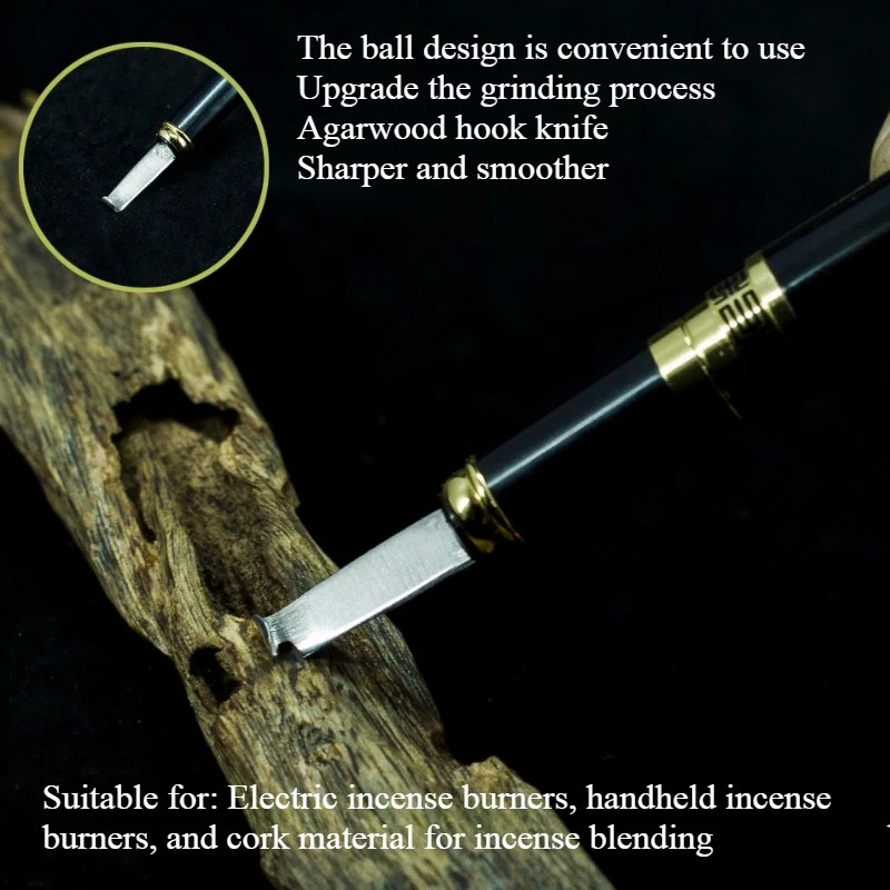 Retro Agarwood Hook Sharp Durable Blade Classic Court-style Brass Pen Body Made German Stainless Steel Blade Sharp Durable
Retro Agarwood Hook Sharp Durable Blade Classic Court-style Brass Pen Body Made German Stainless Steel Blade Sharp Durable
