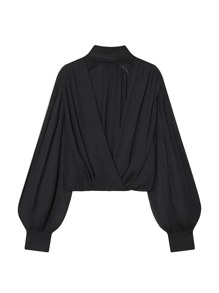 HH женская складная тонкая однотонная рубашка с длинным рукавом женская осенняя темпераментная сексуальная повседневная полупрозрачная элегантная рубашка с бантом на шнуровке Mujer
HH женская складная тонкая однотонная рубашка с длинным рукавом женская осенняя темпераментная сексуальная повседневная полупрозрачная элегантная рубашка с бантом на шнуровке Mujer